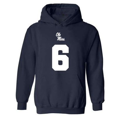 Ole Miss - NCAA Football : Joenel Aguero - Replica Shersey Hooded Sweatshirt-0