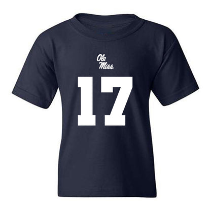 Ole Miss - NCAA Football : Lucas Carneiro - Replica Shersey Youth T-Shirt-0