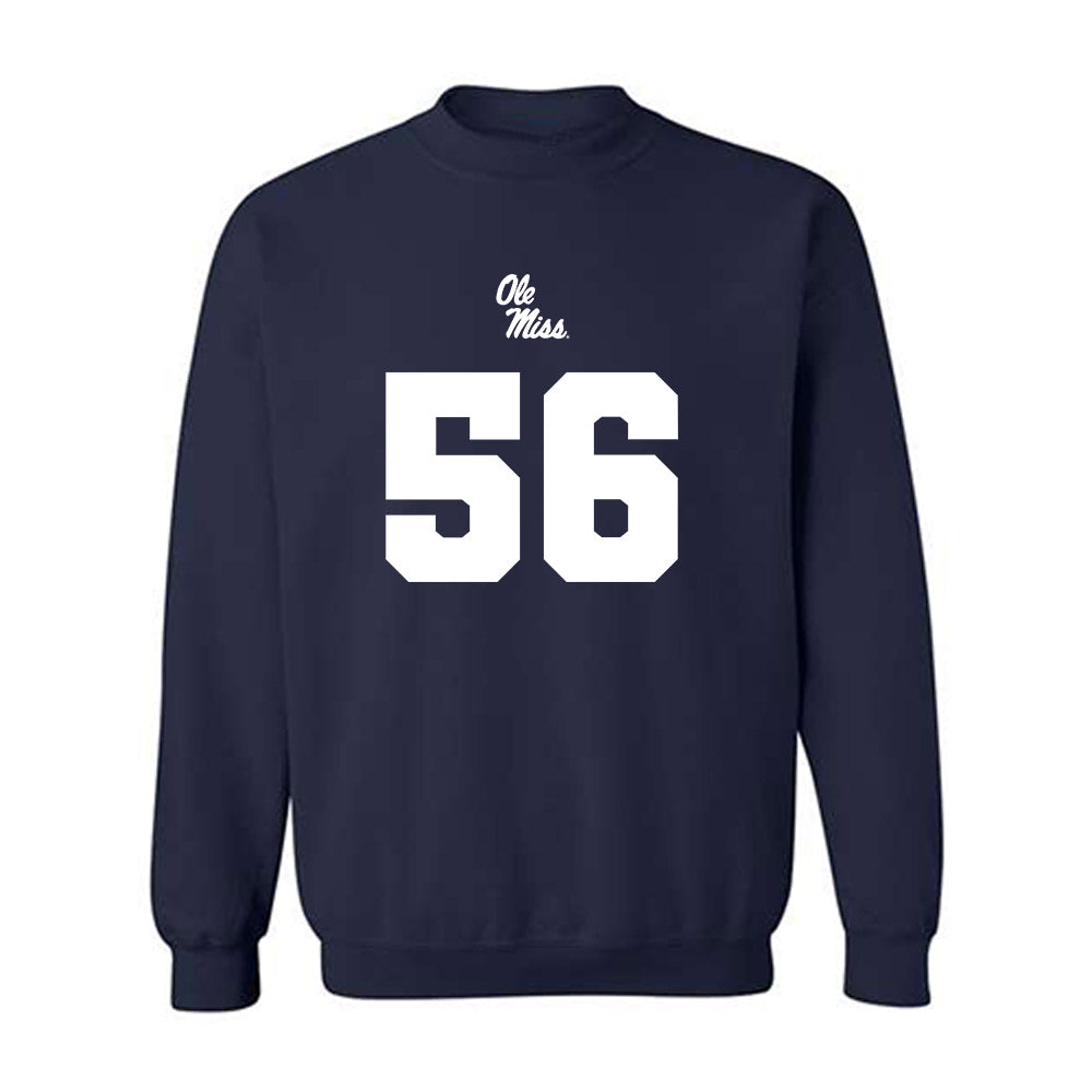 Ole Miss - NCAA Football : Mason Waddle - Replica Shersey Crewneck Sweatshirt-0