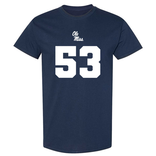 Ole Miss - NCAA Football : Ford Beeker - Replica Shersey T-Shirt-0