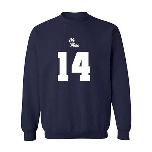 Ole Miss - NCAA Football : Walker Howard - Replica Shersey Crewneck Sweatshirt-0