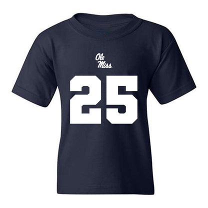 Ole Miss - NCAA Football : Maison Dunn - Replica Shersey Youth T-Shirt-0