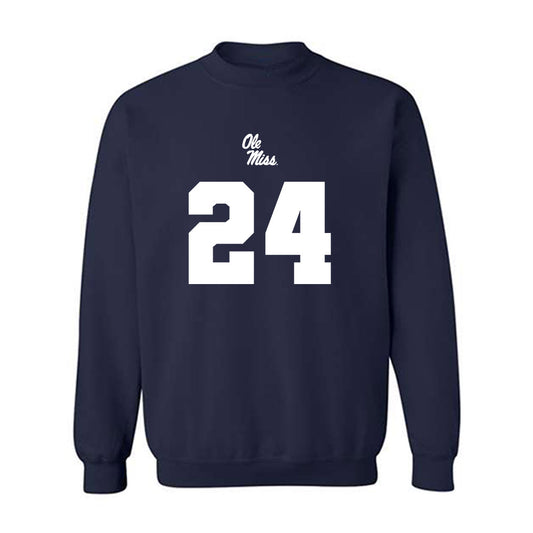 Ole Miss - NCAA Football : Shekai Mills-Knight - Replica Shersey Crewneck Sweatshirt-0
