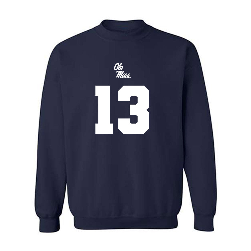 Ole Miss - NCAA Football : Jack Patterson - Replica Shersey Crewneck Sweatshirt-0