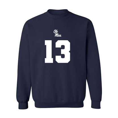 Ole Miss - NCAA Football : Jack Patterson - Replica Shersey Crewneck Sweatshirt-0