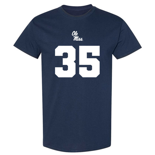 Ole Miss - NCAA Football : Damarius Yates - Replica Shersey T-Shirt-0