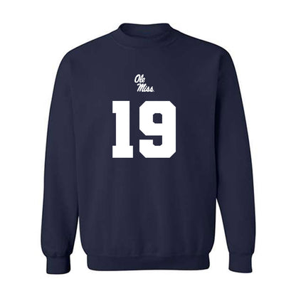 Ole Miss - NCAA Football : Rees Wise - Replica Shersey Crewneck Sweatshirt-0