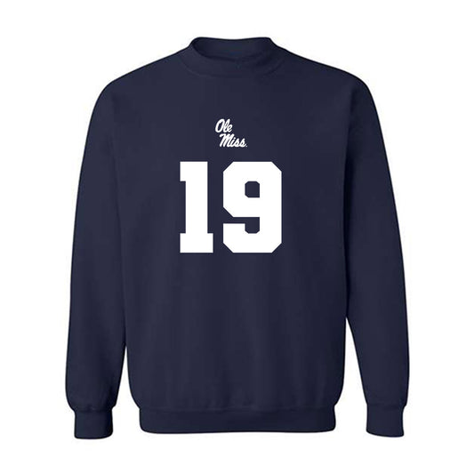 Ole Miss - NCAA Football : Rees Wise - Replica Shersey Crewneck Sweatshirt-0