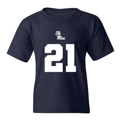 Ole Miss - NCAA Football : Tavoy Feagin - Replica Shersey Youth T-Shirt-0