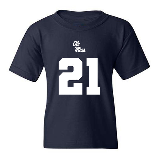 Ole Miss - NCAA Football : Tavoy Feagin - Replica Shersey Youth T-Shirt-0