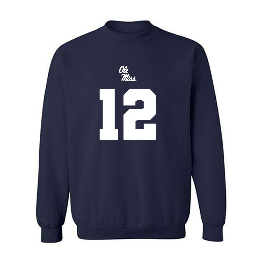 Ole Miss - NCAA Football : Luke Ferrelli - Replica Shersey Crewneck Sweatshirt-0