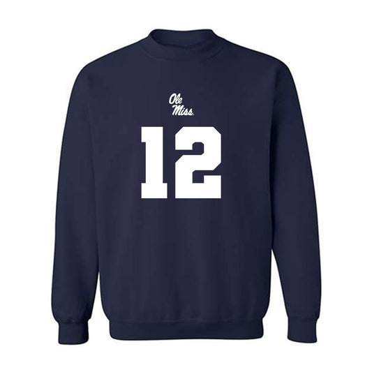 Ole Miss - NCAA Football : Luke Ferrelli - Replica Shersey Crewneck Sweatshirt-0