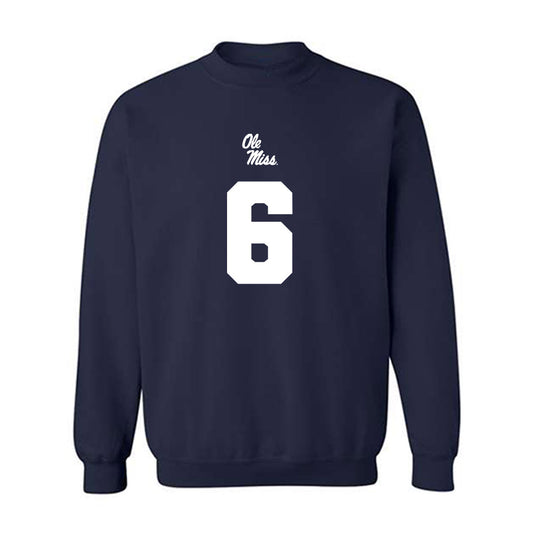 Ole Miss - NCAA Football : Trinidad Chambliss - Replica Shersey Crewneck Sweatshirt-0