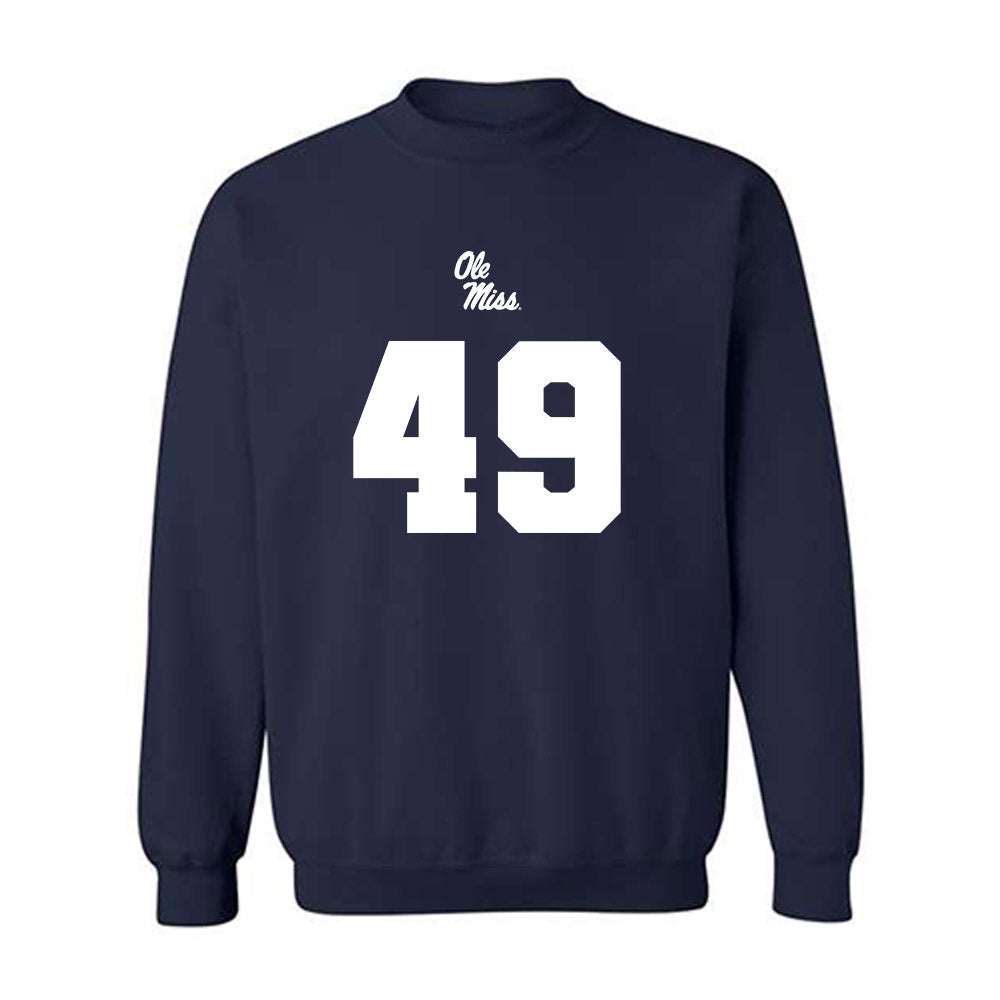 Ole Miss - NCAA Football : Tah'J Butler - Replica Shersey Crewneck Sweatshirt-0