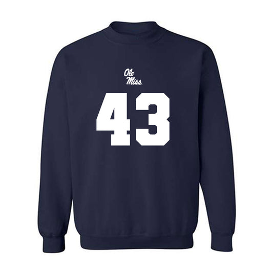 Ole Miss - NCAA Football : Isreal Solomon - Replica Shersey Crewneck Sweatshirt-0