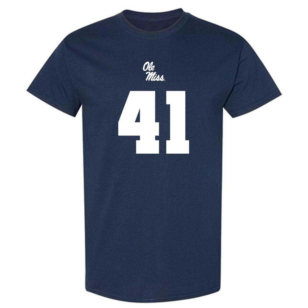 Ole Miss - NCAA Football : Peter Mcstravick - Replica Shersey T-Shirt-0