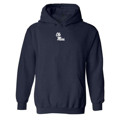 Ole Miss - NCAA Football : Case Thomas - Replica Shersey Hooded Sweatshirt-0