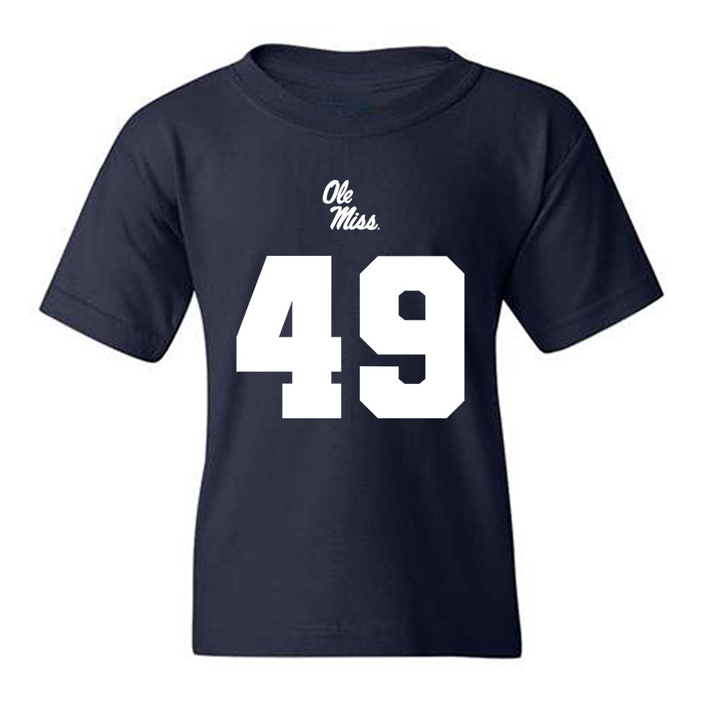 Ole Miss - NCAA Football : Tah'J Butler - Replica Shersey Youth T-Shirt-0