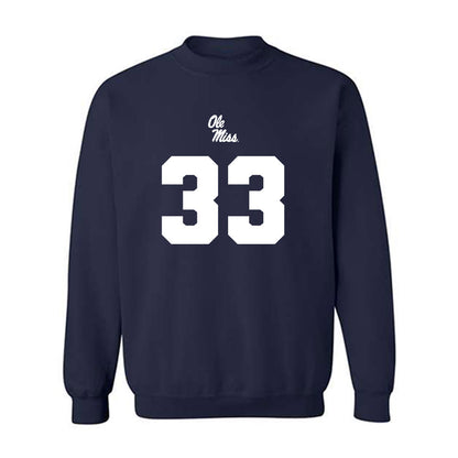 Ole Miss - NCAA Football : Oscar Bird - Replica Shersey Crewneck Sweatshirt-0
