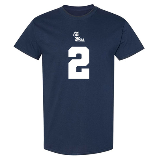 Ole Miss - NCAA Football : Jaylon Braxton - Replica Shersey T-Shirt-0