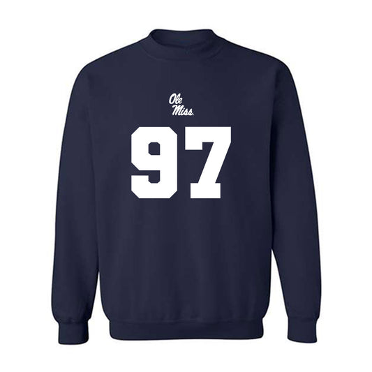 Ole Miss - NCAA Football : Kamron Beavers - Replica Shersey Crewneck Sweatshirt-0