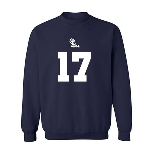 Ole Miss - NCAA Football : Blake Purchase - Replica Shersey Crewneck Sweatshirt-0