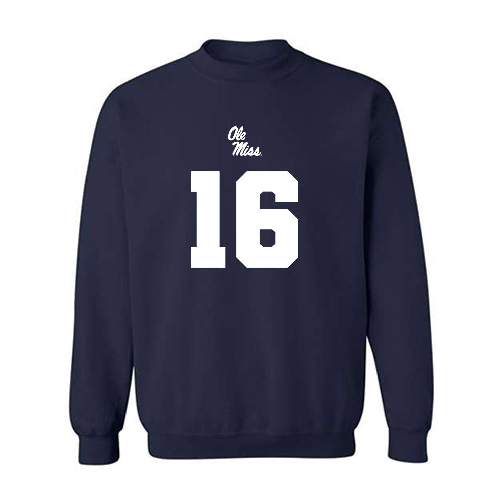 Ole Miss - NCAA Football : Maealiuaki Smith - Replica Shersey Crewneck Sweatshirt-0