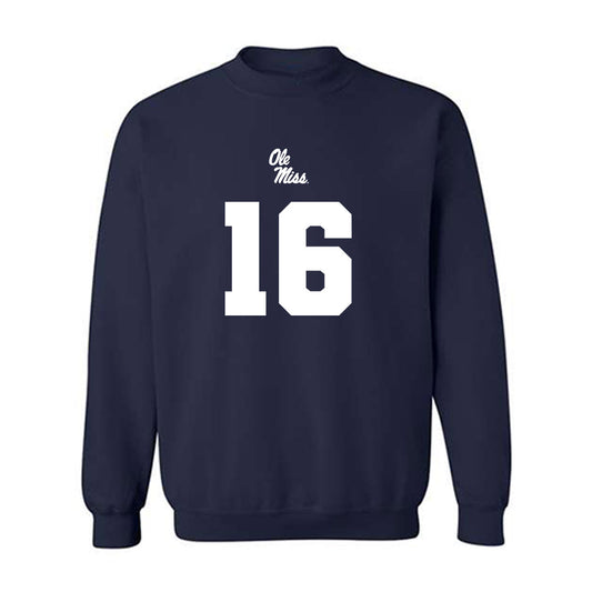 Ole Miss - NCAA Football : Maealiuaki Smith - Replica Shersey Crewneck Sweatshirt-0