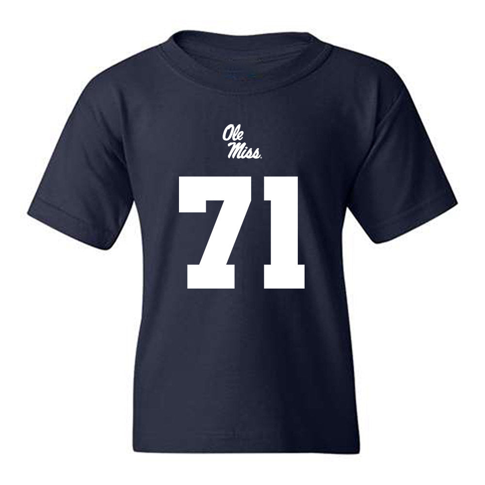 Ole Miss - NCAA Football : Emanuel Faulkner - Replica Shersey Youth T-Shirt-0