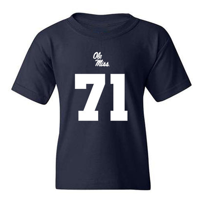 Ole Miss - NCAA Football : Emanuel Faulkner - Replica Shersey Youth T-Shirt-0