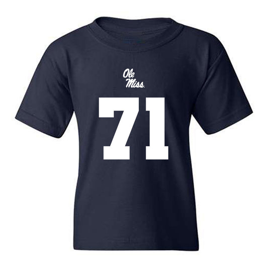 Ole Miss - NCAA Football : Emanuel Faulkner - Replica Shersey Youth T-Shirt-0