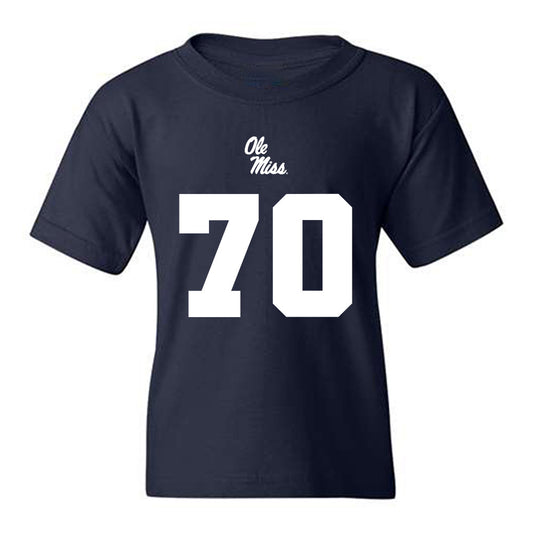 Ole Miss - NCAA Football : Jalan Chapman - Replica Shersey Youth T-Shirt-0