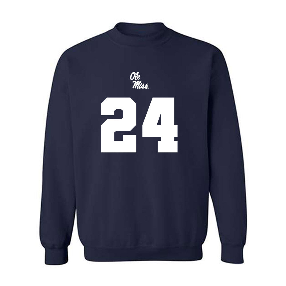 Ole Miss - NCAA Football : Shekai Mills-Knight - Replica Shersey Crewneck Sweatshirt-0