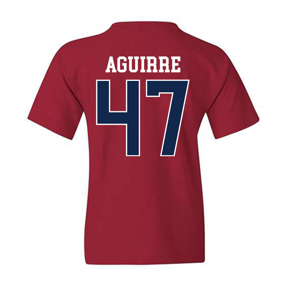 Ole Miss - NCAA Football : Anthony Aguirre - Replica Shersey Youth T-Shirt-1
