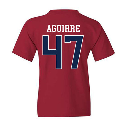 Ole Miss - NCAA Football : Anthony Aguirre - Replica Shersey Youth T-Shirt-1