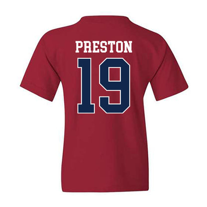Ole Miss - NCAA Football : MJ Preston - Replica Shersey Youth T-Shirt-1