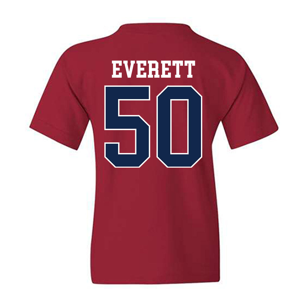 Ole Miss - NCAA Football : Troy Everett - Replica Shersey Youth T-Shirt-1