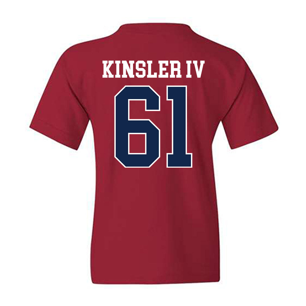 Ole Miss - NCAA Football : Tommy Kinsler IV - Replica Shersey Youth T-Shirt-1