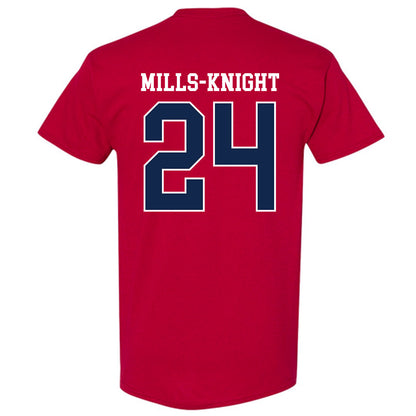 Ole Miss - NCAA Football : Shekai Mills-Knight - Replica Shersey T-Shirt-1