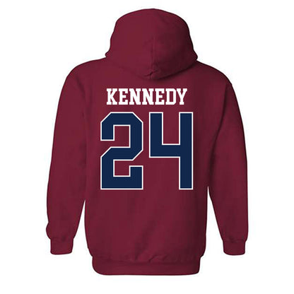 Ole Miss - NCAA Softball : Payton Kennedy - Replica Shersey Hooded Sweatshirt-1