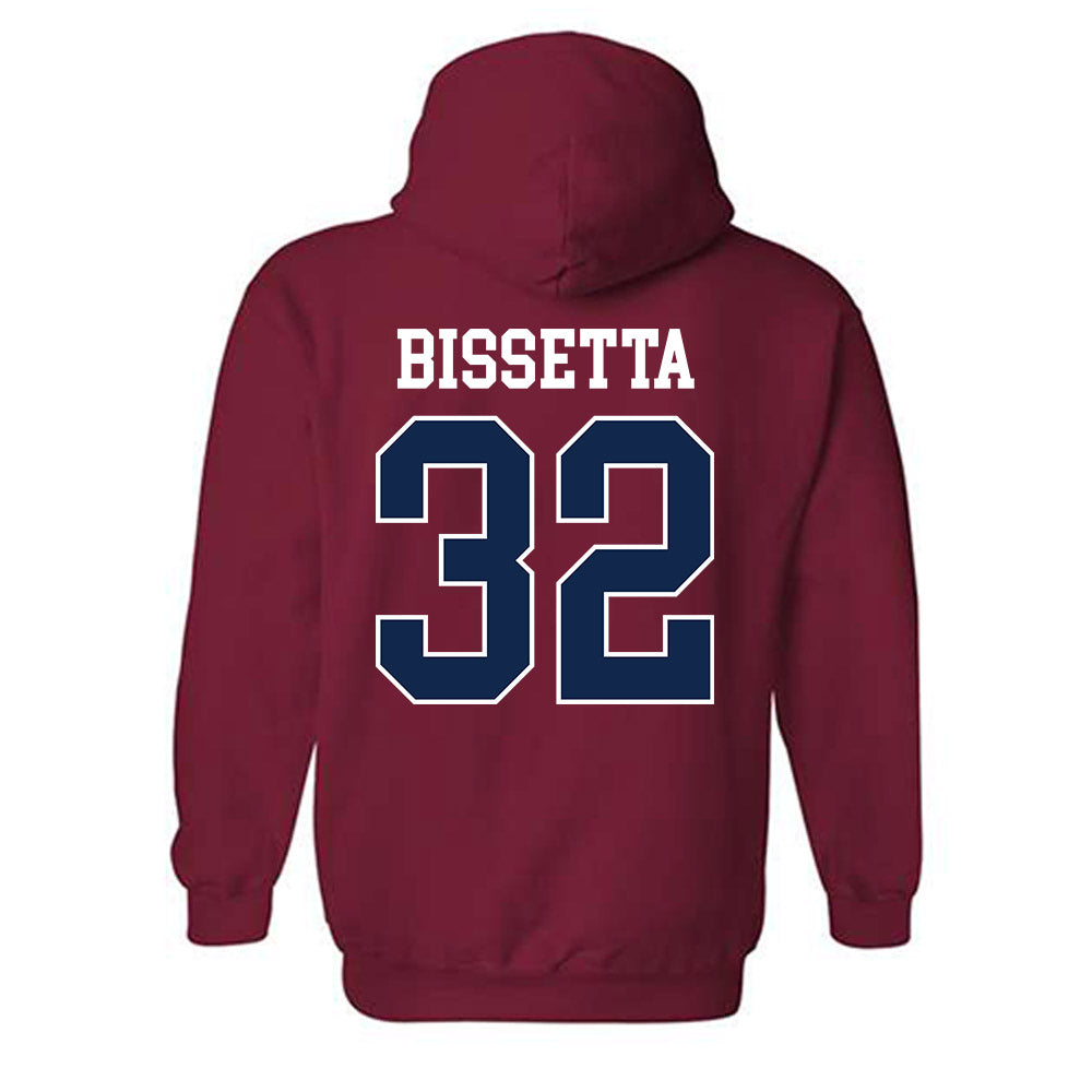 Ole Miss - NCAA Baseball : Tristan Bissetta - Replica Shersey Hooded Sweatshirt-1