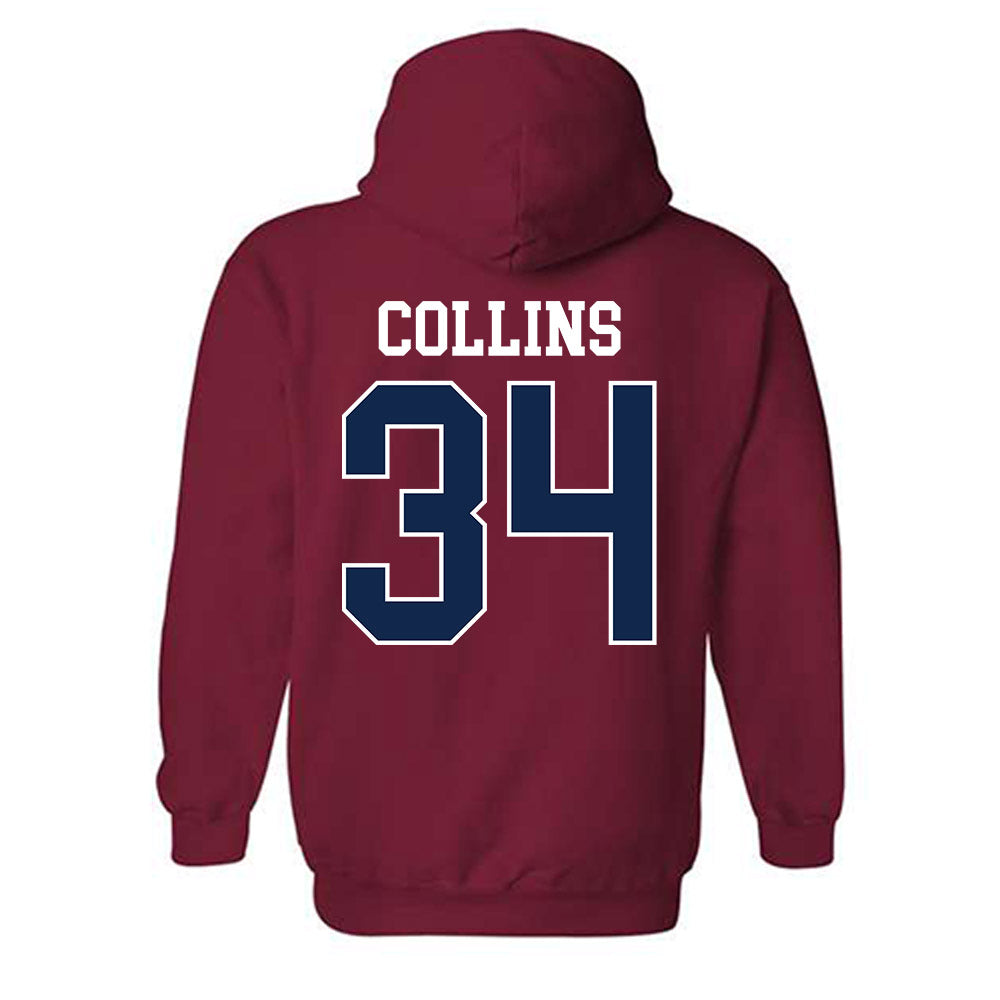Ole Miss - NCAA Football : Raymond Collins - Replica Shersey Hooded Sweatshirt-1