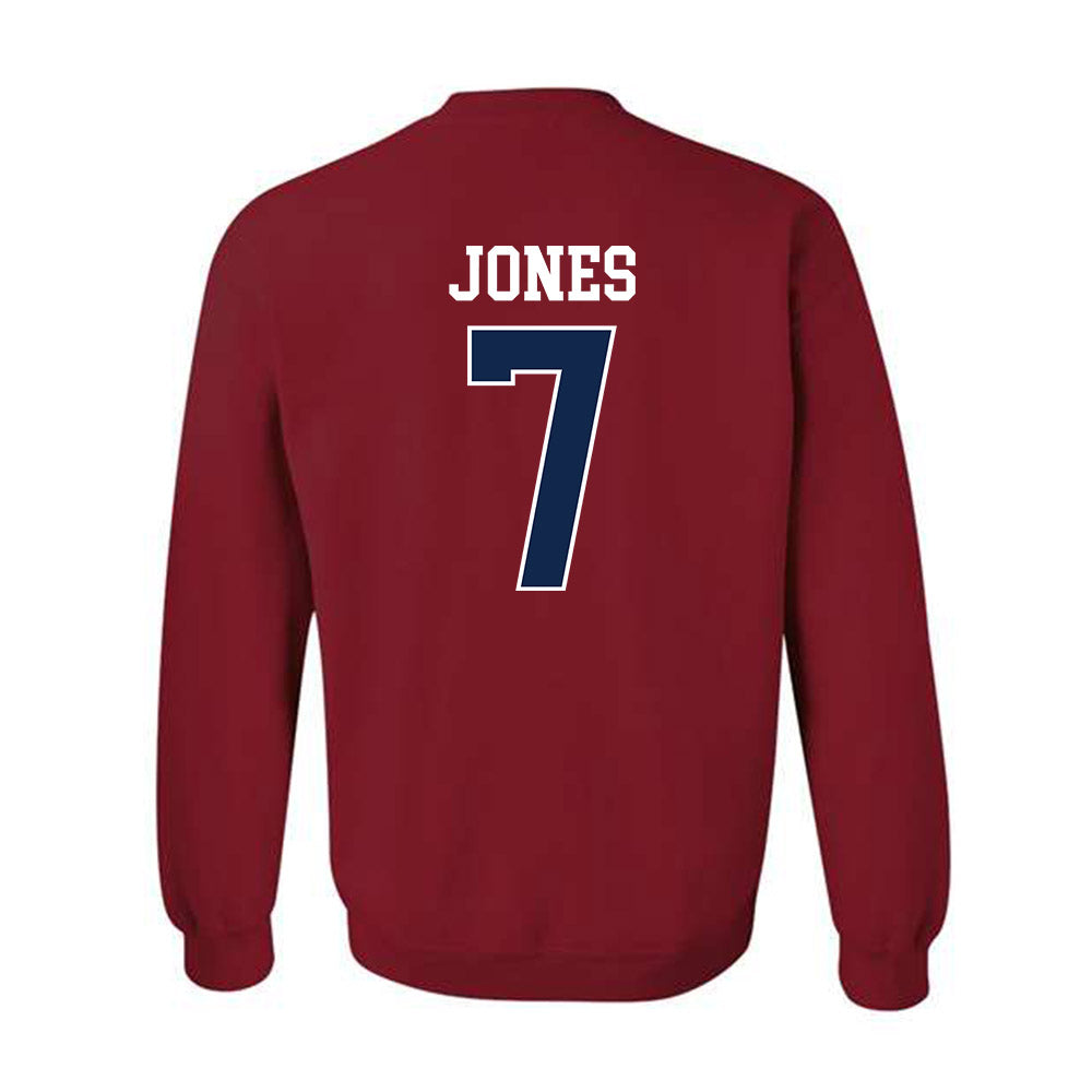 Ole Miss - NCAA Baseball : Topher Jones - Replica Shersey Crewneck Sweatshirt-1