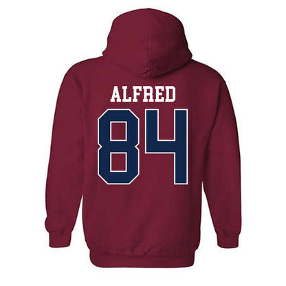Ole Miss - NCAA Football : Dillon Alfred - Replica Shersey Hooded Sweatshirt-1