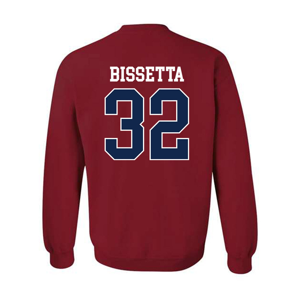 Ole Miss - NCAA Baseball : Tristan Bissetta - Replica Shersey Crewneck Sweatshirt-1