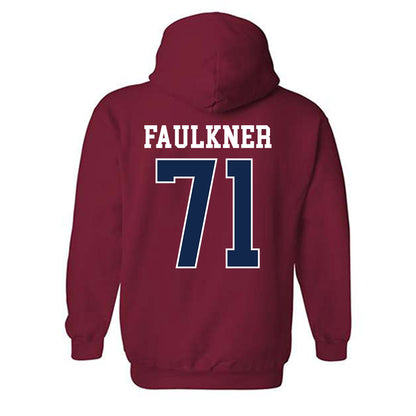 Ole Miss - NCAA Football : Emanuel Faulkner - Replica Shersey Hooded Sweatshirt-1
