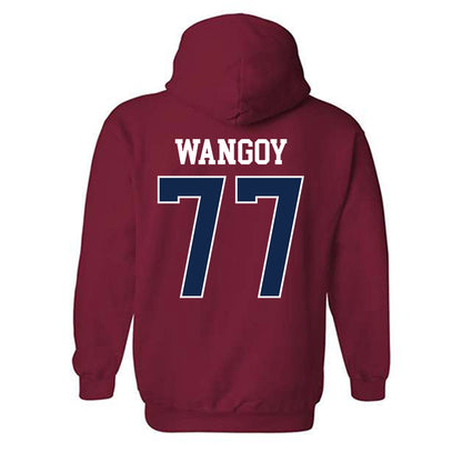 Ole Miss - NCAA Football : Enoch Wangoy - Replica Shersey Hooded Sweatshirt-1