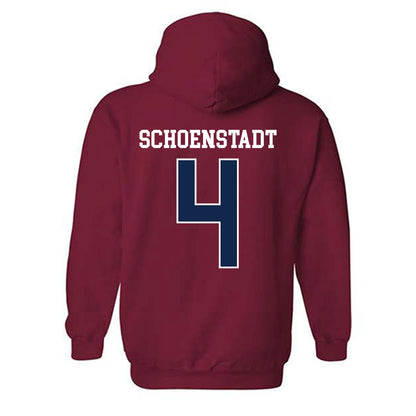 Ole Miss - NCAA Women's Soccer : Alex Schoenstadt - Replica Shersey Hooded Sweatshirt-1
