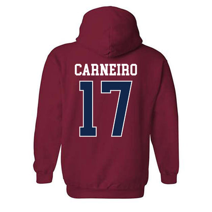 Ole Miss - NCAA Football : Lucas Carneiro - Replica Shersey Hooded Sweatshirt-1