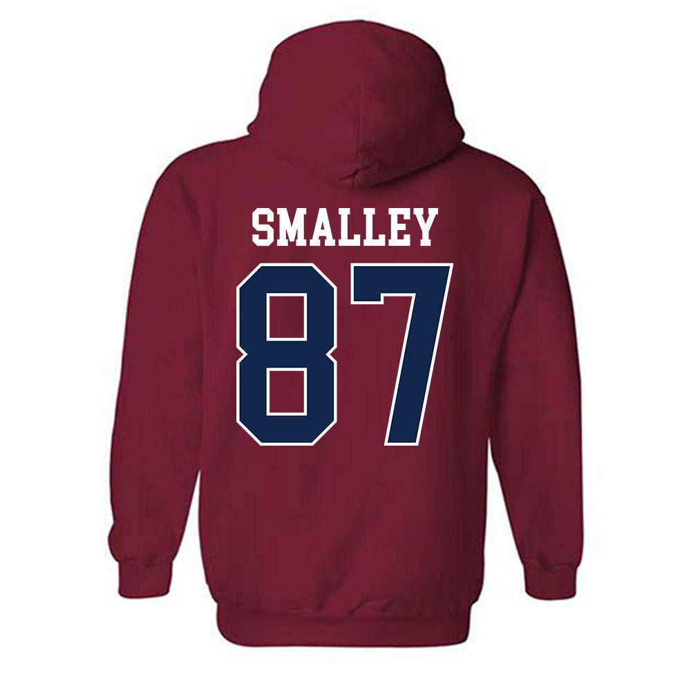 Ole Miss - NCAA Football : Wyatt Smalley - Replica Shersey Hooded Sweatshirt-1